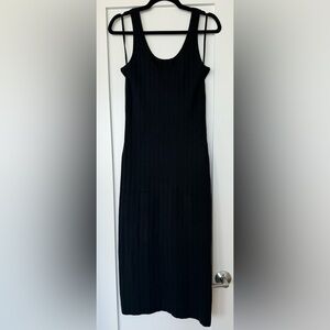 Abercrombie & Fitch | NWT Black Midi Tank Dress Large
